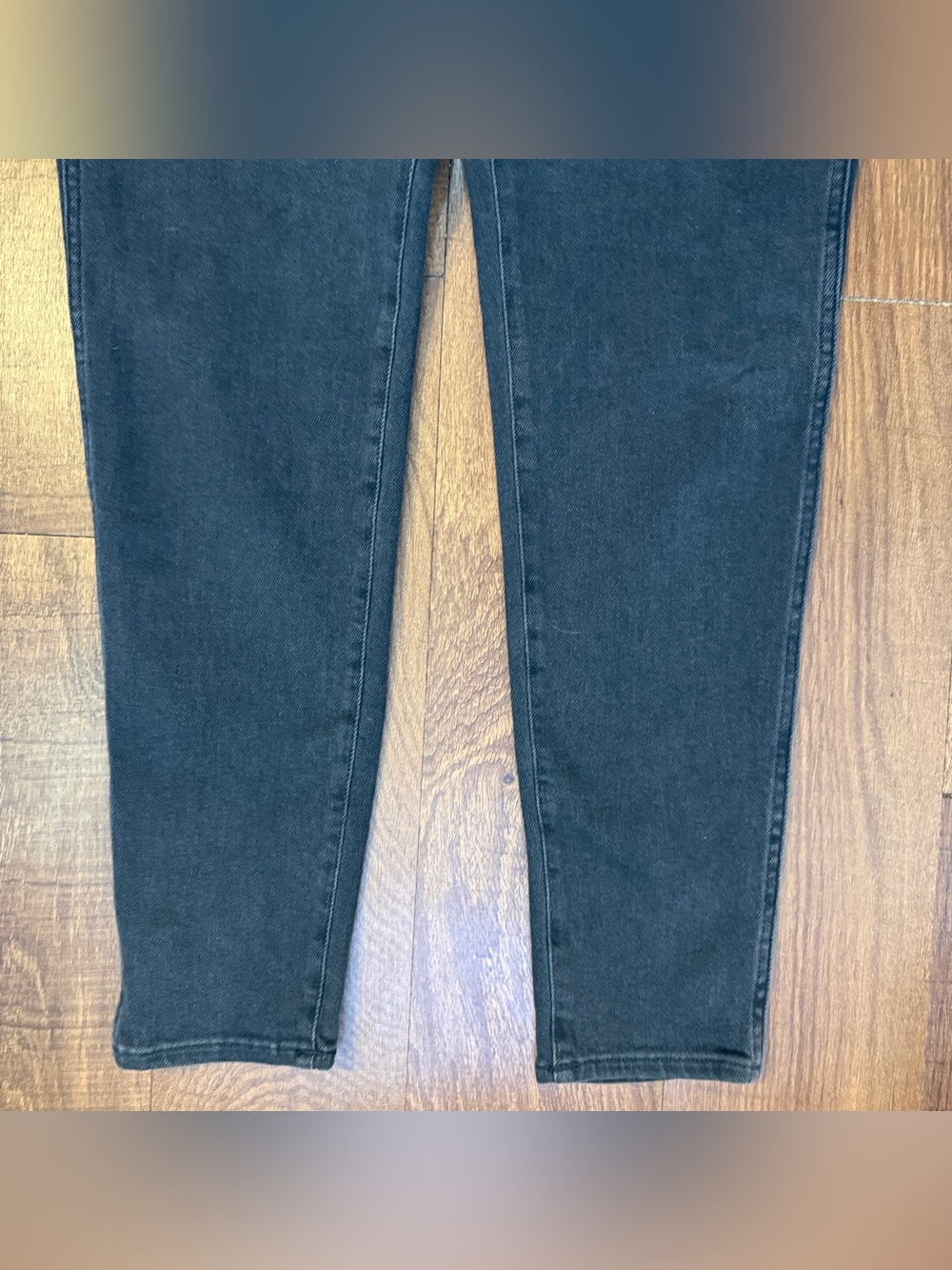 Madewell High Rise Skinny Jeans Women 33 Black Magic Pockets Stretch NWOT - Picture 4 of 11